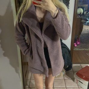 New! Abercrombie teddy bear coat jacket